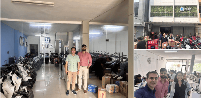 Blitz founder Saivya Chauhan hosting BonBillo team in Jakarta headquarters