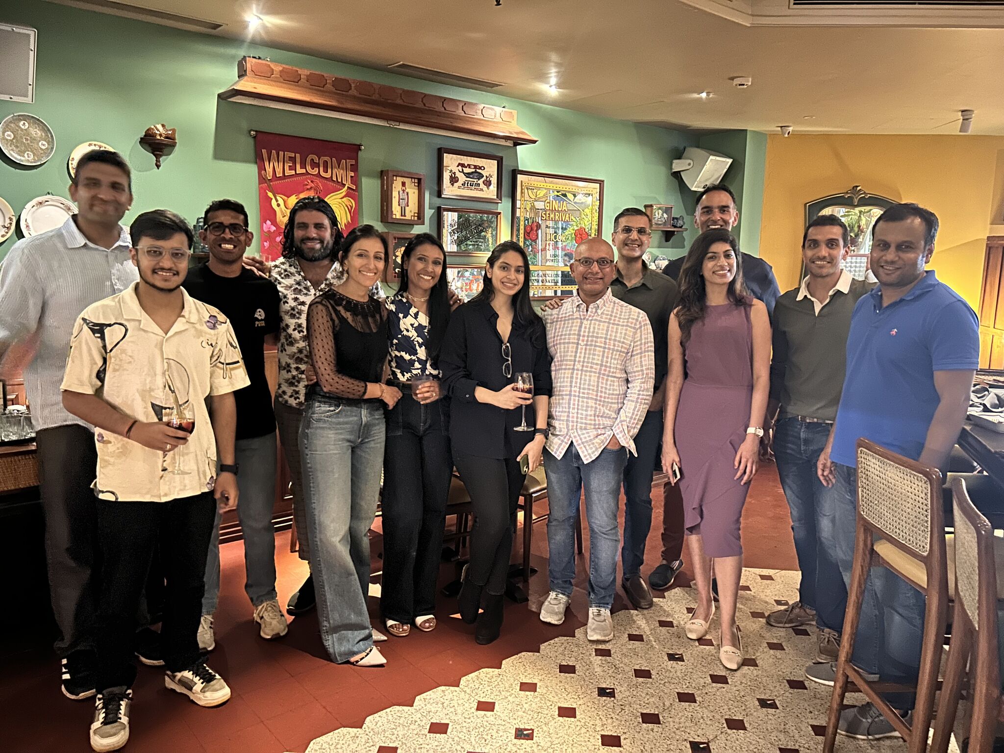 Alumni startup founders at BonBillo's community mixer in Mumbai