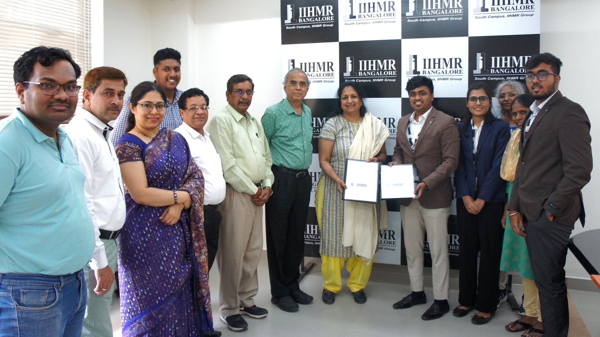 MedTel signing MOU with Institute of health management research, bangalore