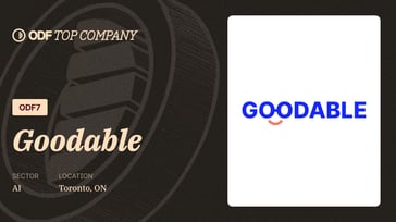 Goodable has been named one of ODF’s Top Companies of 2025. It places them in the top 1% of all ODF companies all-time, for a second year in a row.