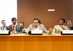 Asikul Khan, Founder and CEO at PriyoShop participating as a guest speaker in the United Nations STI Forum 2026 in New York.
