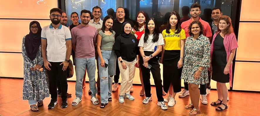 A group picture of BonBillo's cohort at Demo day in Singapore