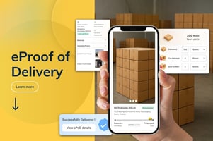 freight tiger's app showcasing eProof of delivery