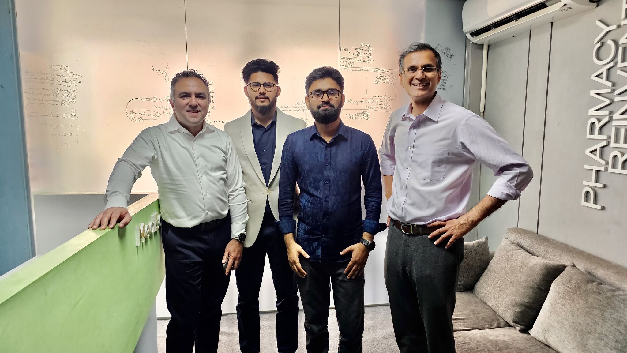Medeasy team with Suraj Kripalani, founder at BonBillo
