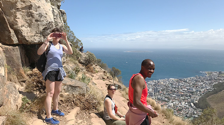 Trek up Lions Head