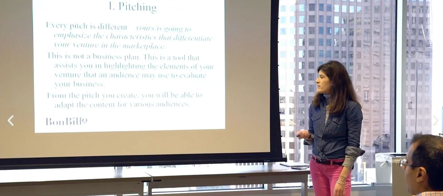 Investment Readiness workshop with Julia Turnbull, Assistant Director of Student Programs at <br>MIT Legatum Center for Development and Entrepreneurship