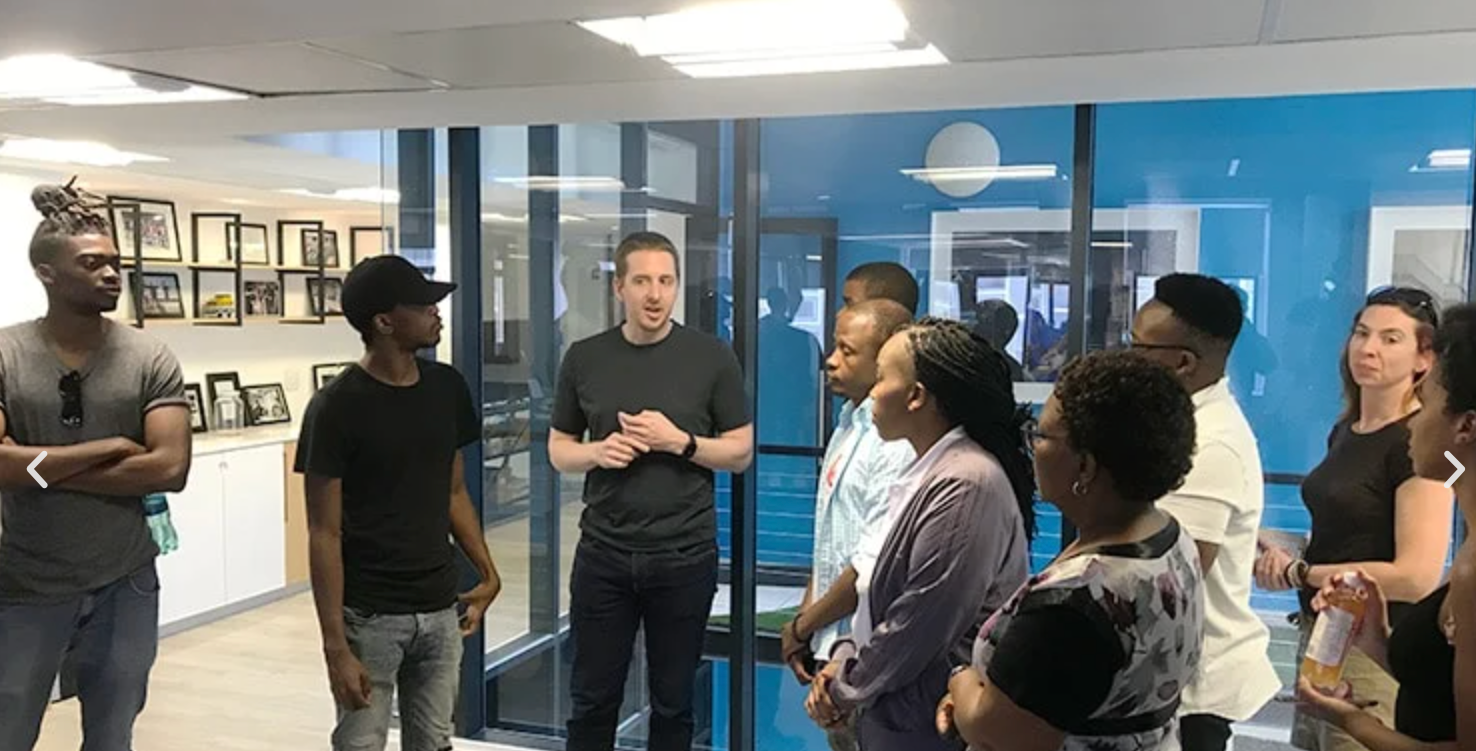 Site visit to Yoco, a leading Fintech startup, with Bradley Wattrus, Co-Founder and CFO, sharing his learnings