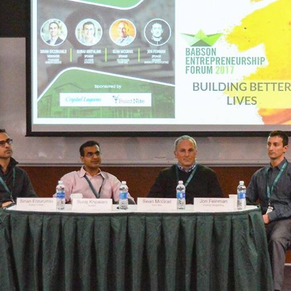BonBillo contributes to the Babson Entrepreneurship Forum 2017